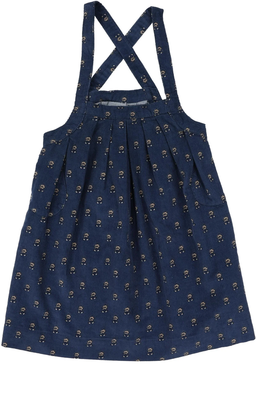 Vintage Floral Pinafore Jumper