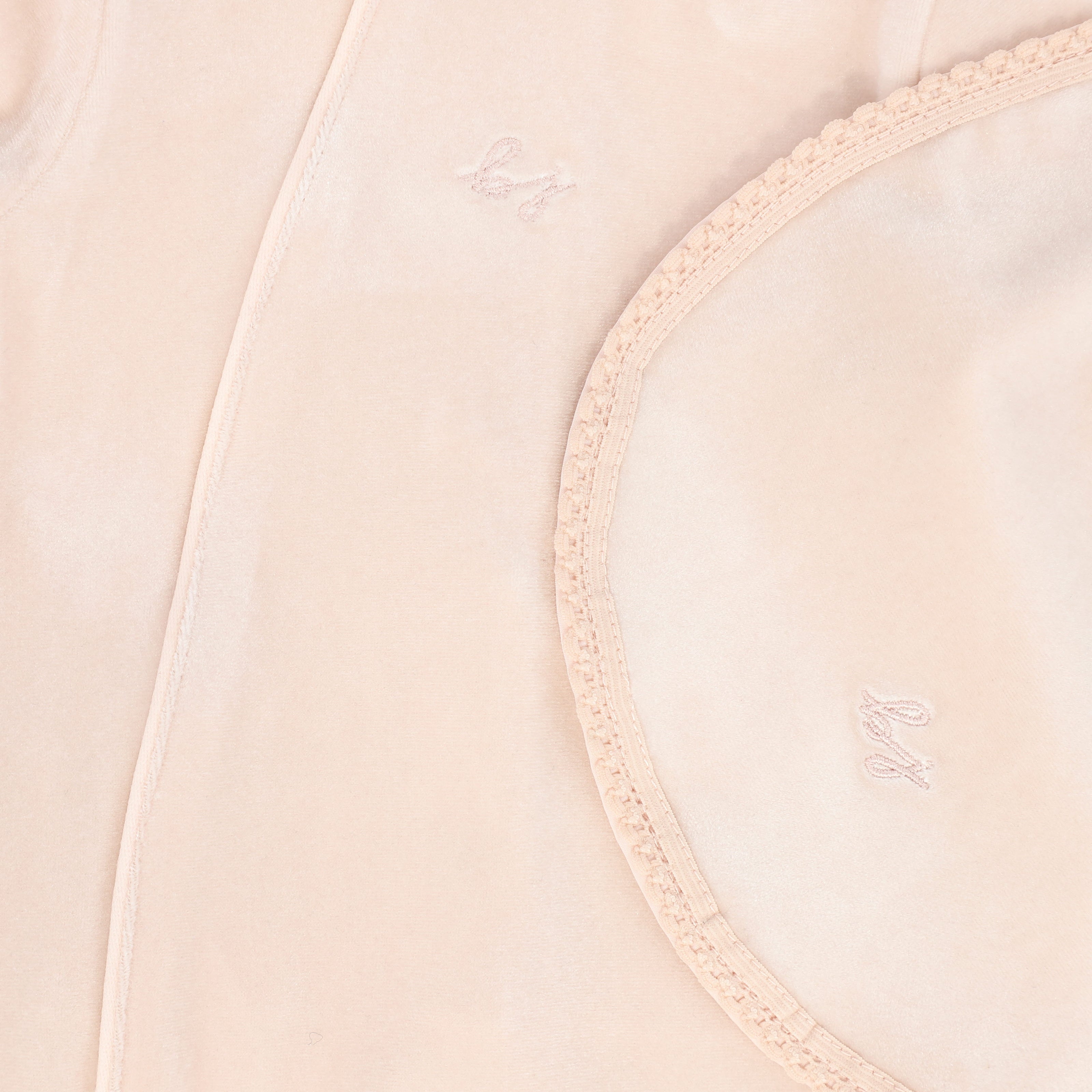 Velour Collar Footie