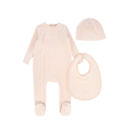Velour Collar Footie