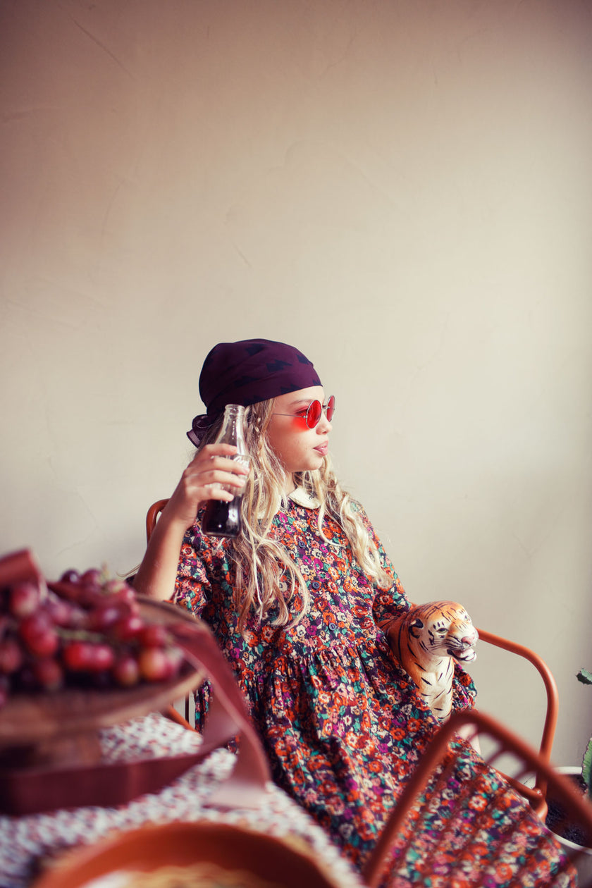 Multicolor Flower Dress (No Words On Collar)