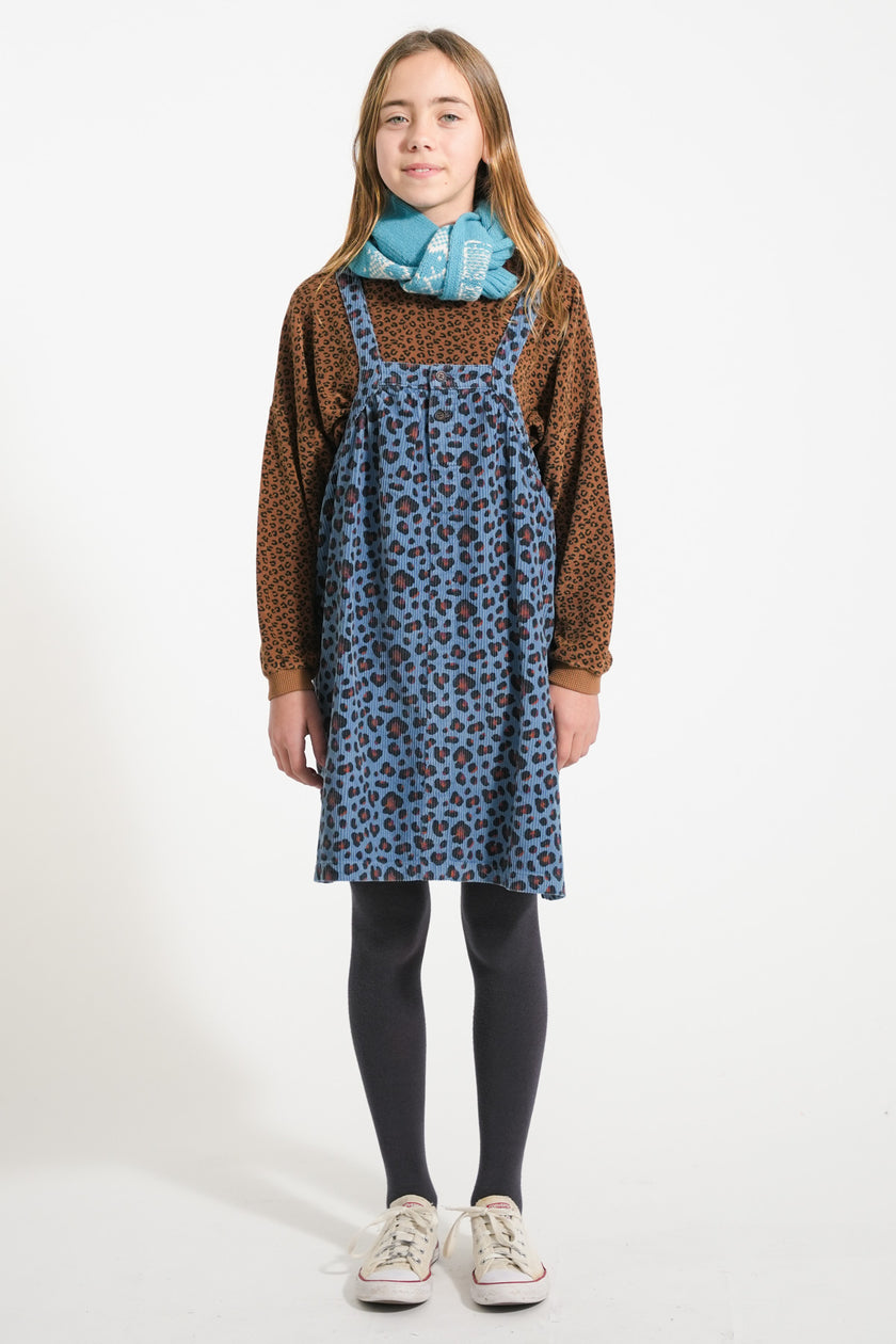 Blue Animal Print Dress