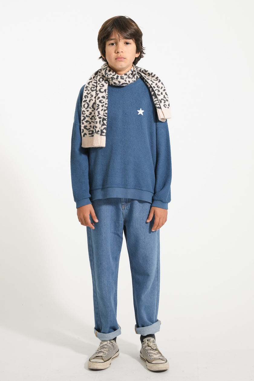 Blue Logo Sweatshirt