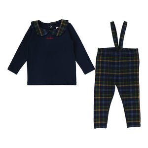 plaid girls sets