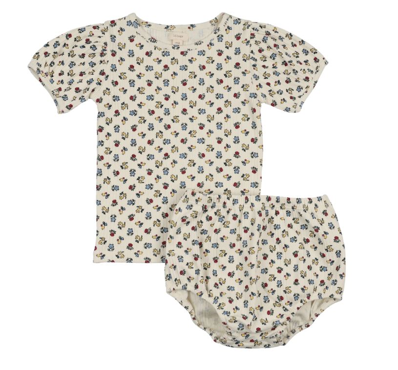Lil Legs Puff Sleeve Toddler Set