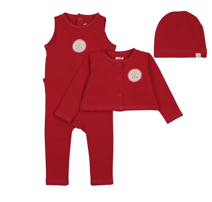 Lil Legs Girls Footie Set With Cardigan