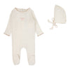 Pointelle Graphic Footie Set