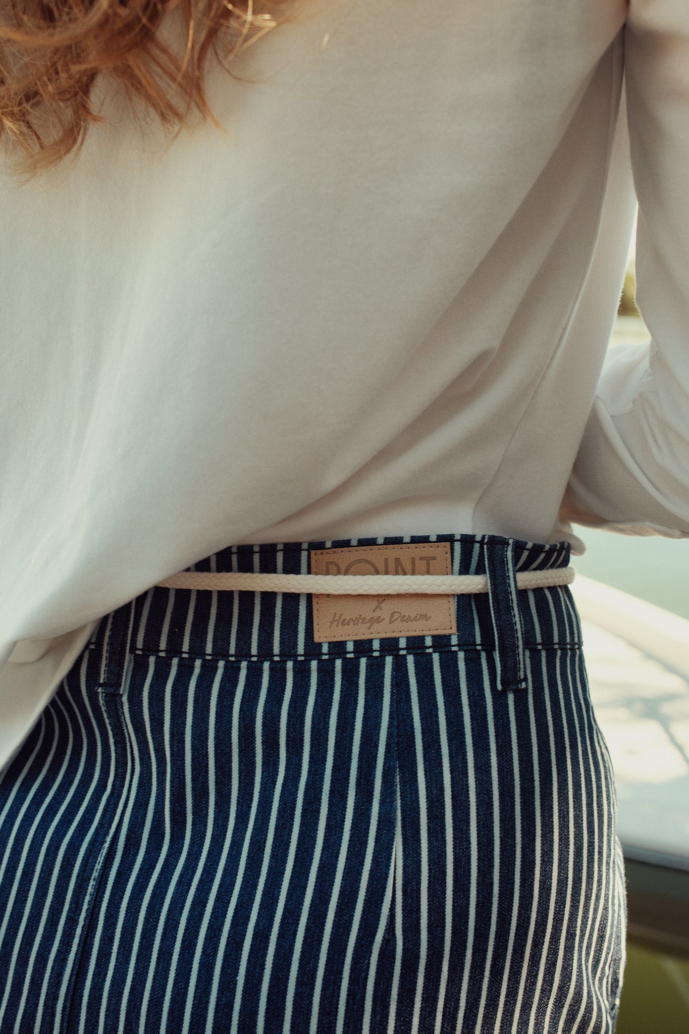 Point x HD Striped Maxi Skirt