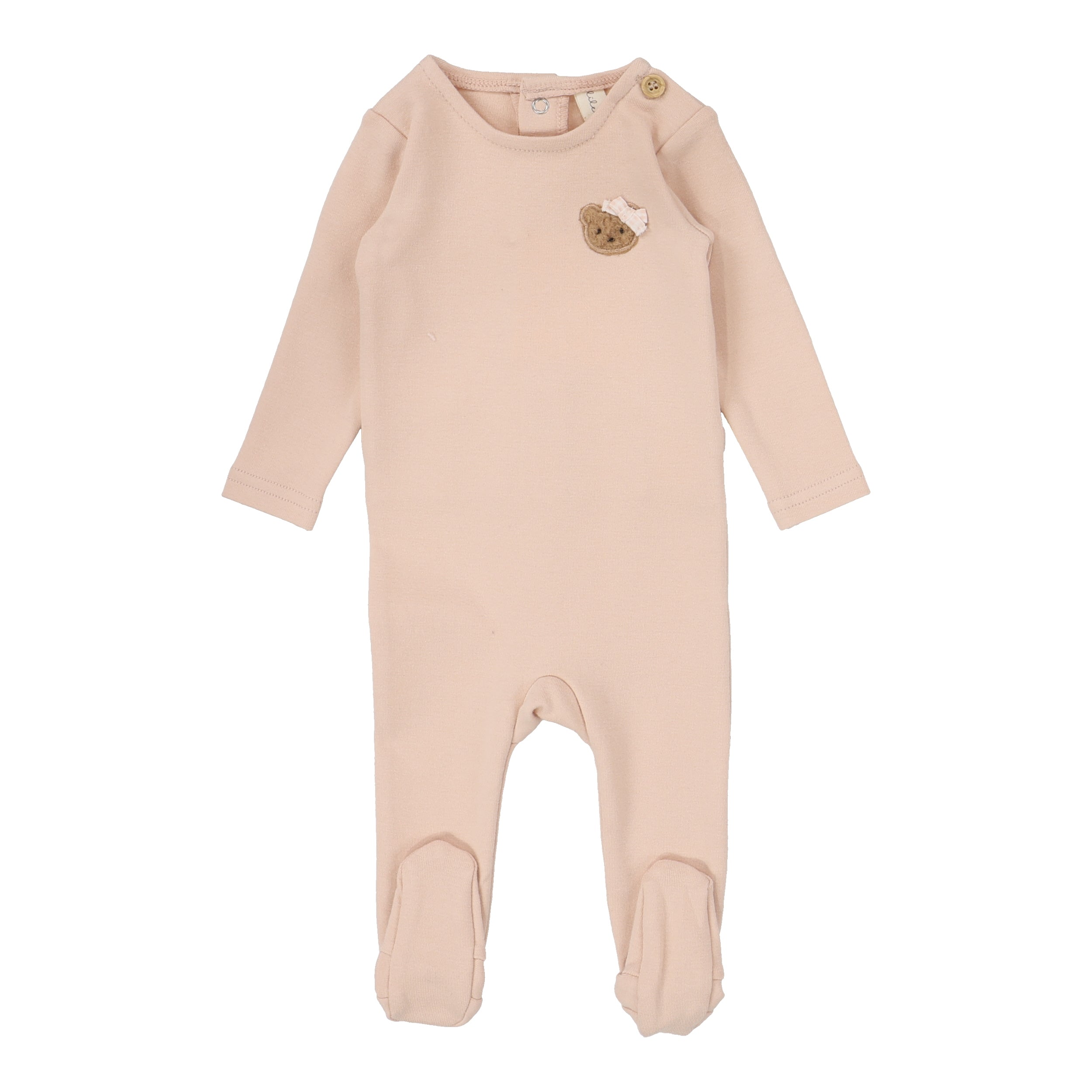 Bear Applique Footie