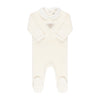 Velour Bee Footie Set