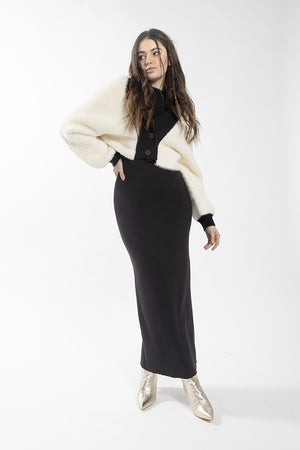 Midi Jumper w/ Cardigan