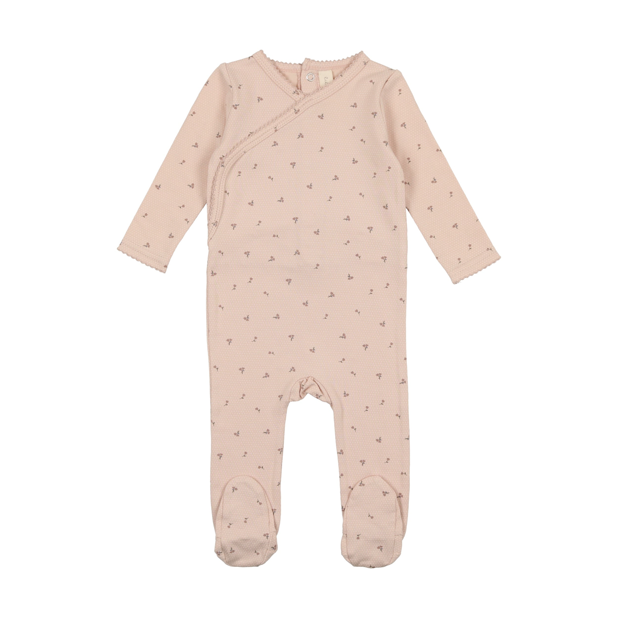Printed Wrapover Footie